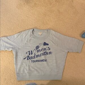 J. Crew Light Blue Vintage Fleece Sweatshirt